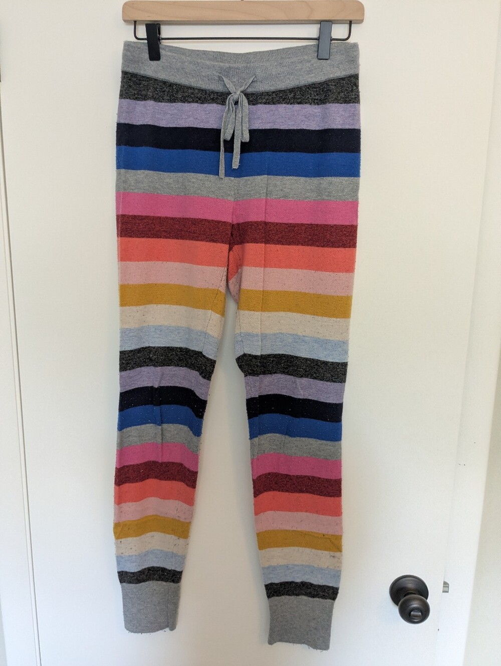 Gap Rainbow Striped Pajama Joggers